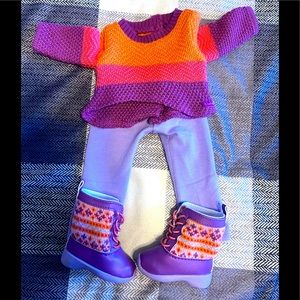 American Girl winter outfit